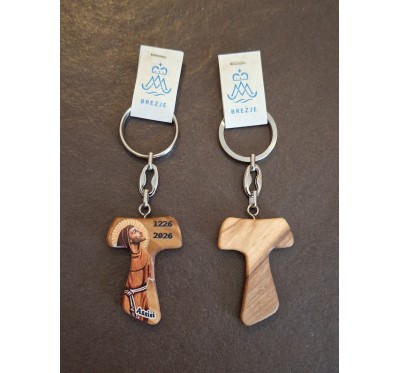 Obesek za ključe s sv. Frančiškom